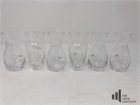 Initial Monogramed Bud Vases