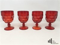Red Glass Goblets