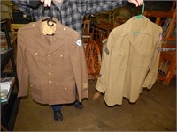 WWII era Uniform Jacket & Shirt some patches