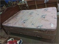 Queen size bed and head board