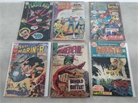6 marvel and dc comics