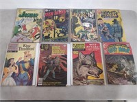 8 various comics