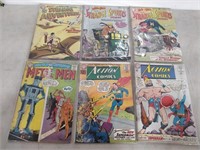 6 dc comics 10 and 12 cent