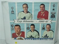 Toronto maple leafs cup winners 1960-61 poster