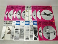 lot of aircraft booklets