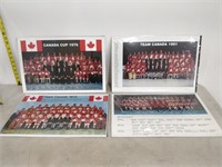 4 hockey team Canada posters