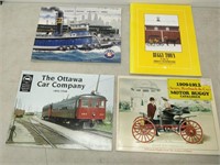 lot of old assorted vehicle books