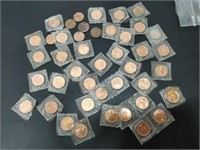 lot of canadian pennies
