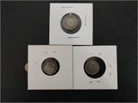 1899, 1926, 1910 silver coins