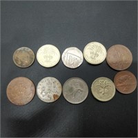 lot of british coins