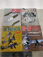 4 different aircraft books