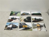 Group of train photos
