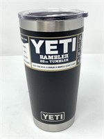 New YETI Rambler 20OZ (black)