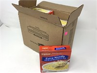 Case of Lipton extra noodle soup mixes best by