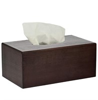 Alpine Industries Wooden Facial Tissue Box Cover