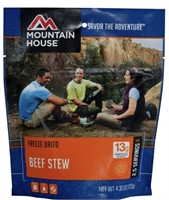 Mountain House Beef Stew,  4 Pouches—1.73 oz each