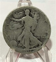 1917 Silver  Walking Liberty Half Dollar