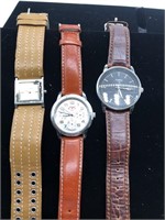 Lot of three watches