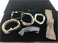 Lot of 6 Handmade Bracelets
