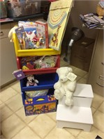 Playroom Baskets and Toys