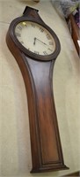 Battery Operated Wooden Clock 41" x 14"