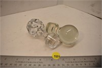 2 - Crystal Decanter Stoppers