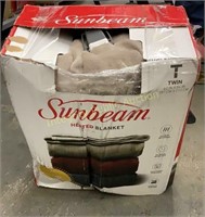 Sunbeam Heated Blanket Twin 62” x 84”