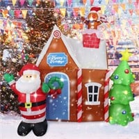 Inflatable Santa Claus Gingerbread House $155 R