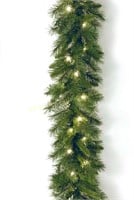 National Tree Winchester Pine Garland Clear Lights