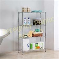 Style Selections 4-Tier Shelving Unit Chrome