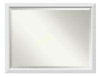 Armanti Art White Framed Mirror 34” x 44”