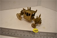 Small Brass Carriage Ornament