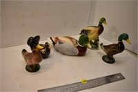 Porcelain Duck Ornaments