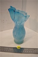 Blue Glass Vase