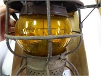 C&NW railroad lantern - orange globe