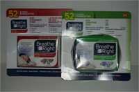 LOT OF 2 BREATHE RIGHT STRIPS