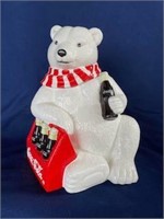 Coke bear – with 6-pack of coke