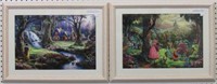 Sleeping Beauty/Snow White Giclee by Kinkade