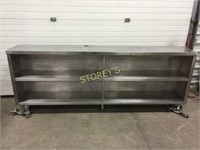 S/S Plate Rack - 93 x 16 x 36