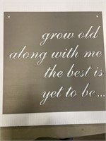 Metal Cut Out Sign - Heavy - Stainless? 2’x2’