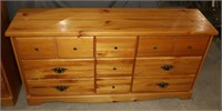 Pine 6 Drawer Dresser