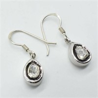 Minners Cut Diamond(1.1ct) Earrings