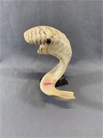 Fish Horn Carving