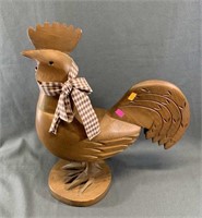 Large Wooden Rooster