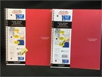Five Star college ruled notebooks set of 2