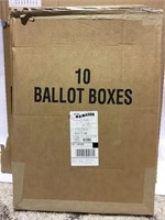 10 Ballot boxes