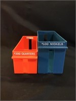 Containers for rolled nickels & quarters