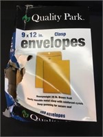 Quality Park 9” x 12” clasp envelopes