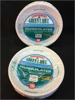 Natures Own Green Label 9 inch Paper Plates, set
