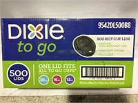 Case of DIXIE Togo lids
Black - one lid fits 500